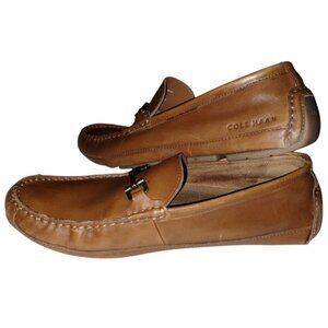 Cole Haan C35784 Wyatt Brown Leather Bit Driver Loafer Shoes Men's Size 10.5 M
